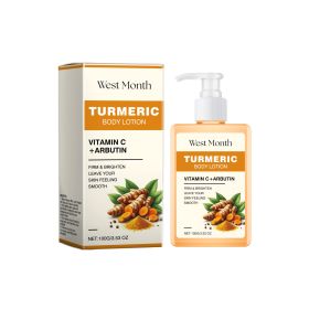 West&Month Turmeric Body Lotion, Brightening Body Lotion Locks In Moisture, Moisturizes Skin, Gentle And Tender Skin