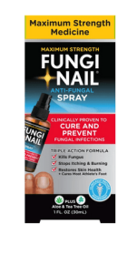Fungi-Nail Anti-Fungal Foot Spray, Kills Fungus That Can Lead to Nail & Athlete's Foot with Tolnaftate & Clinically Proven to Cure Infections - 1